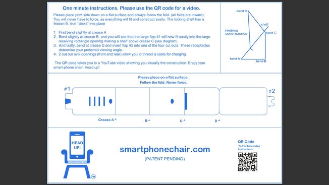 smartphone chair, cradle, rest